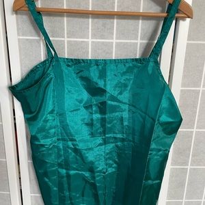 Elegant Teal Camisole, Size Small